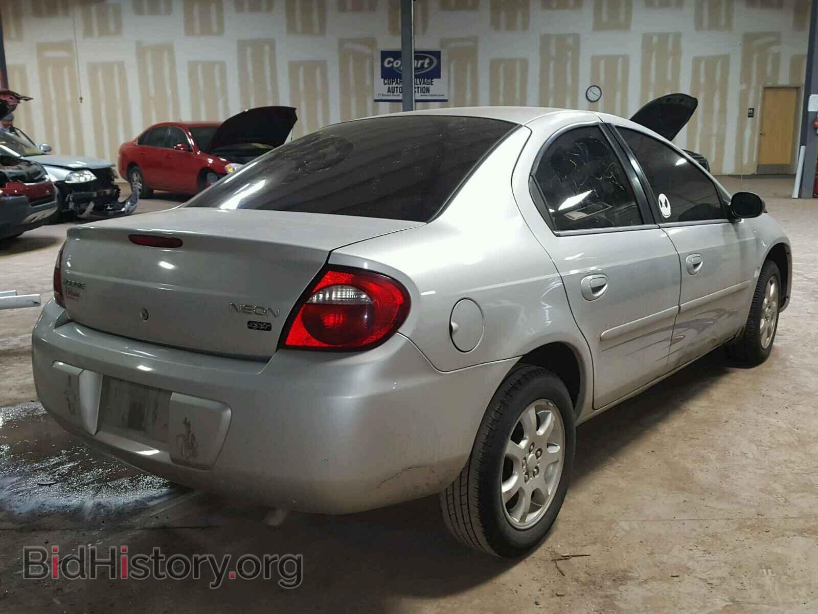 2005 DODGE NEON - VIN: 1B3ES56C75D172848 - Фото 4