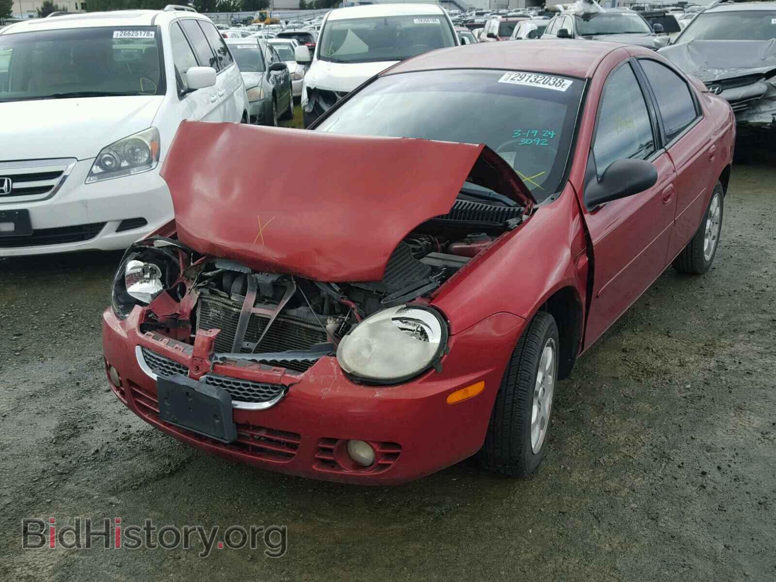 2005 DODGE NEON - VIN: 1B3ES56C65D103892 - Фото 2