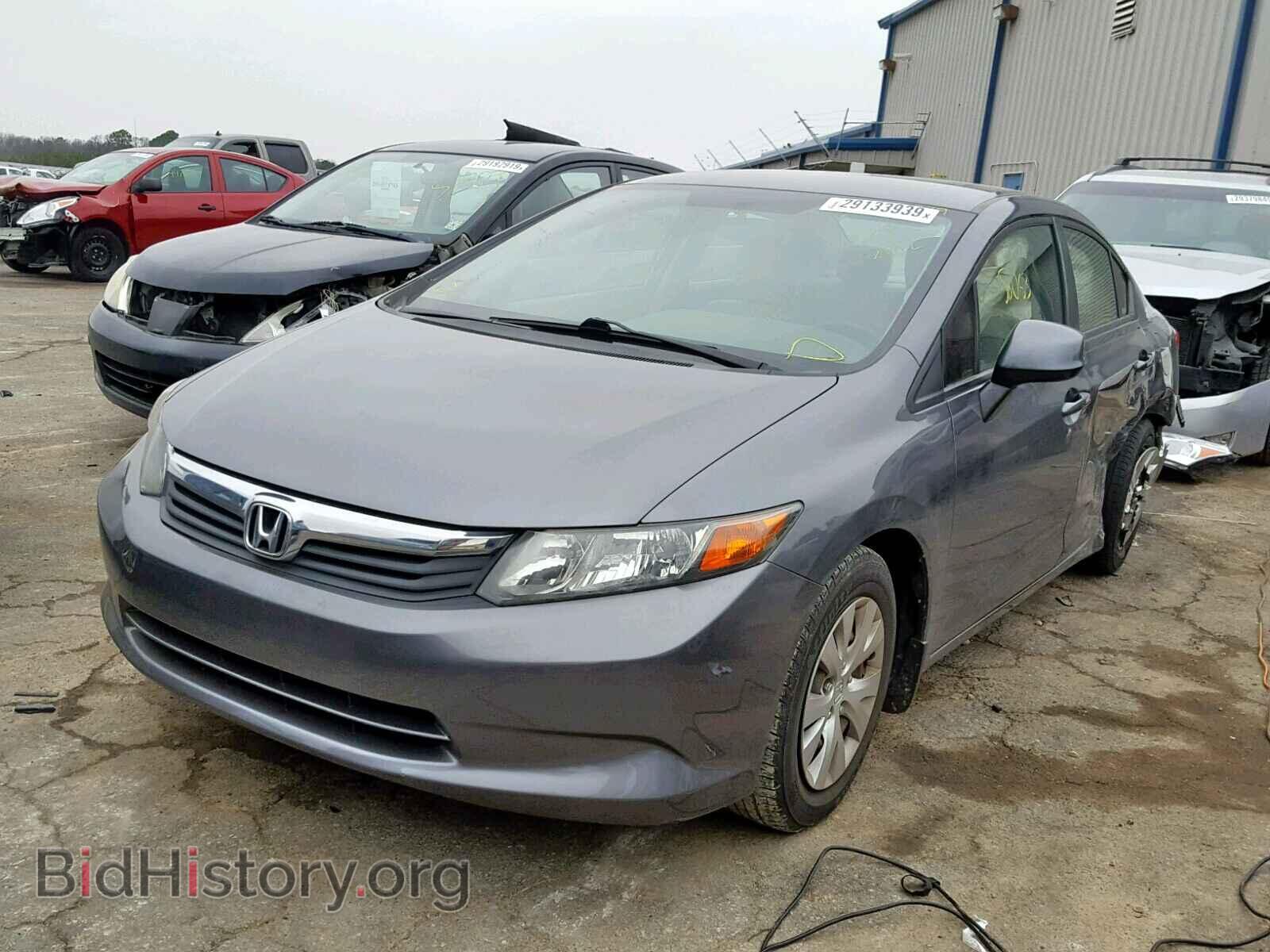 2012 HONDA CIVIC LX - VIN: 19XFB2F55CE061097 - Фото 2