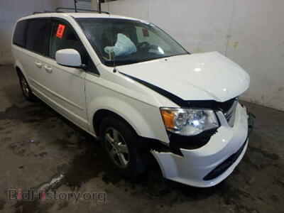 2011 Dodge CARAVAN Grand Crew, white — VIN 2D4RN5DG7BR751749, Copart