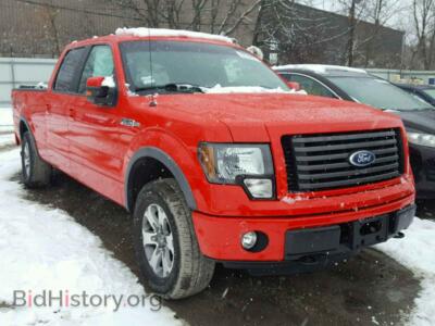 2011 Ford F150 F150 Super, red — VIN 1FTFW1EF9BFA00302, Copart