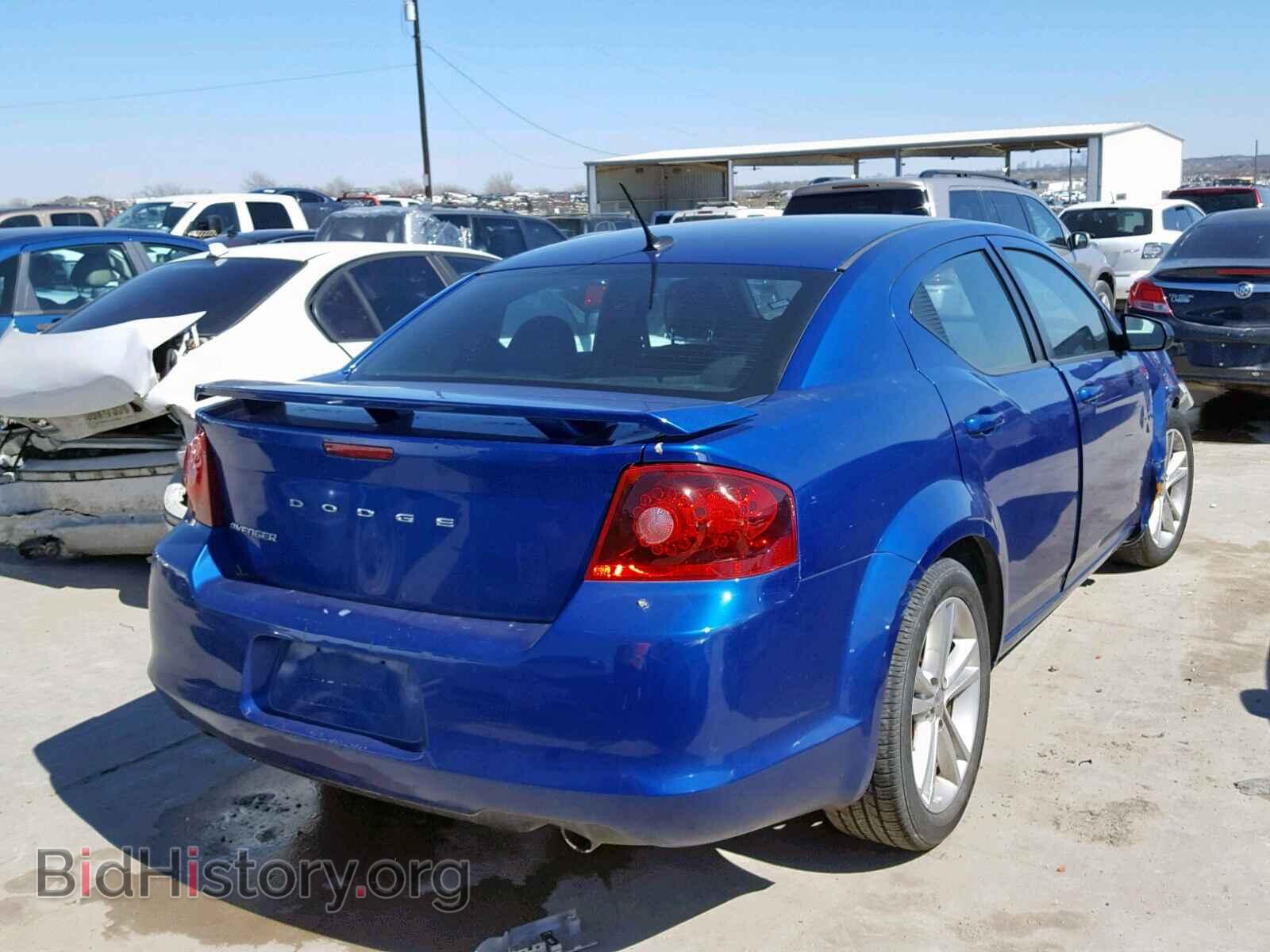2013 DODGE AVENGER - VIN: 1C3CDZAG7DN519870 - Фото 4