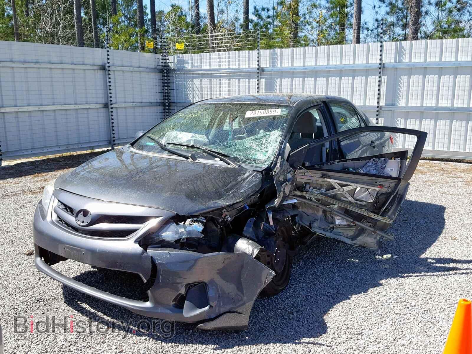 2012 TOYOTA COROLLA BA - VIN: 2T1BU4EE7CC872372 - Фото 2