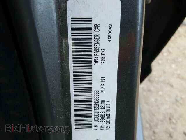 2011 CHRYSLER 200 - VIN: 1C3BC1FB9BN589963 - Фото 10