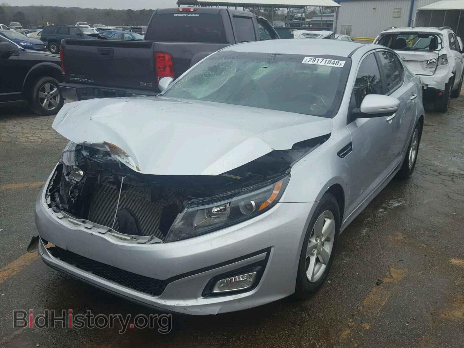 2015 KIA OPTIMA - VIN: 5XXGM4A71FG505462 - Photo 2