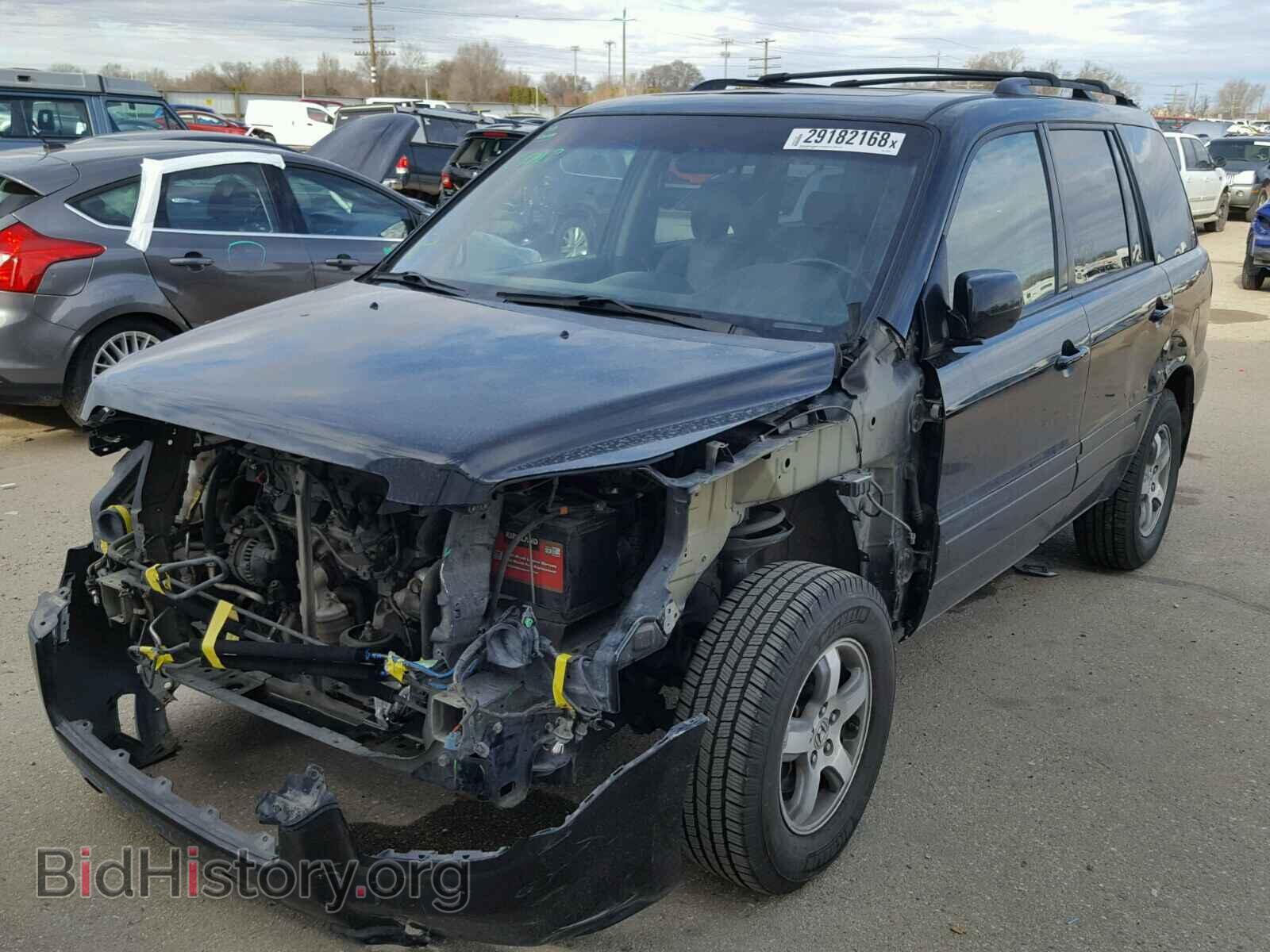 2007 HONDA PILOT - VIN: 2HKYF18717H503218 - Фото 2