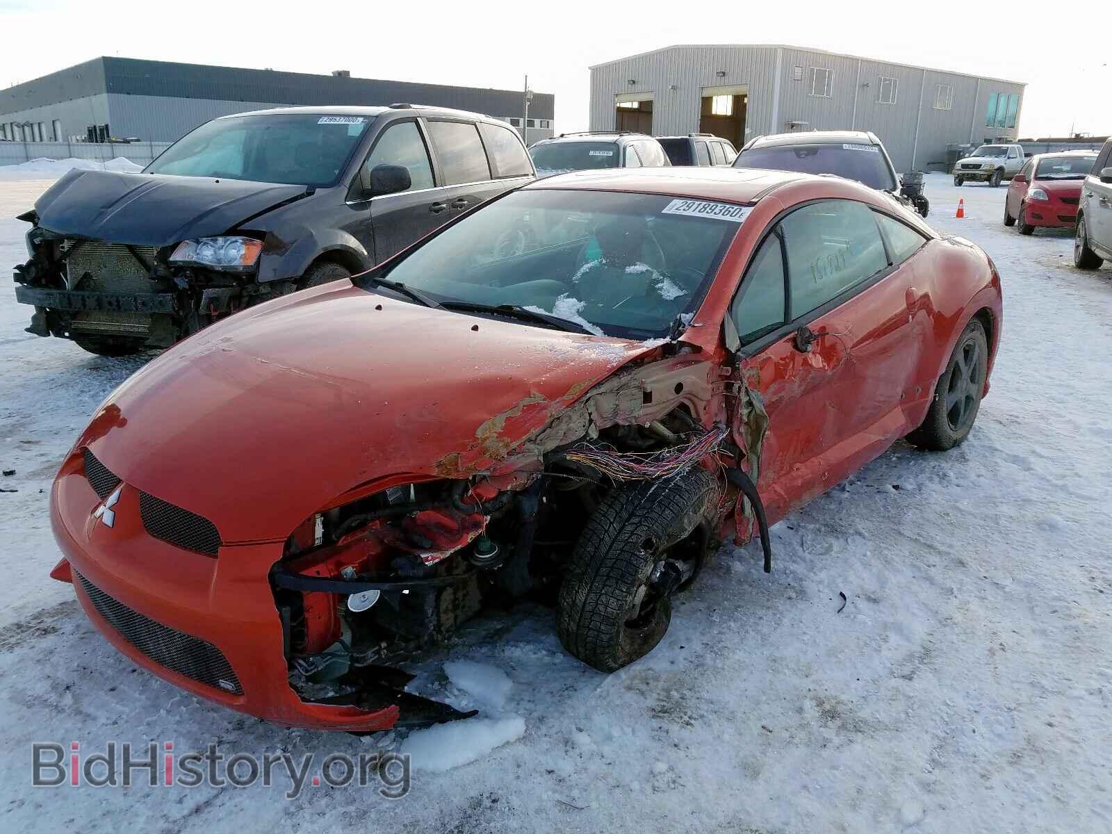 2008 MITSUBISHI ECLIPSE - VIN: 4A3AK34T88E603679 - Фото 2