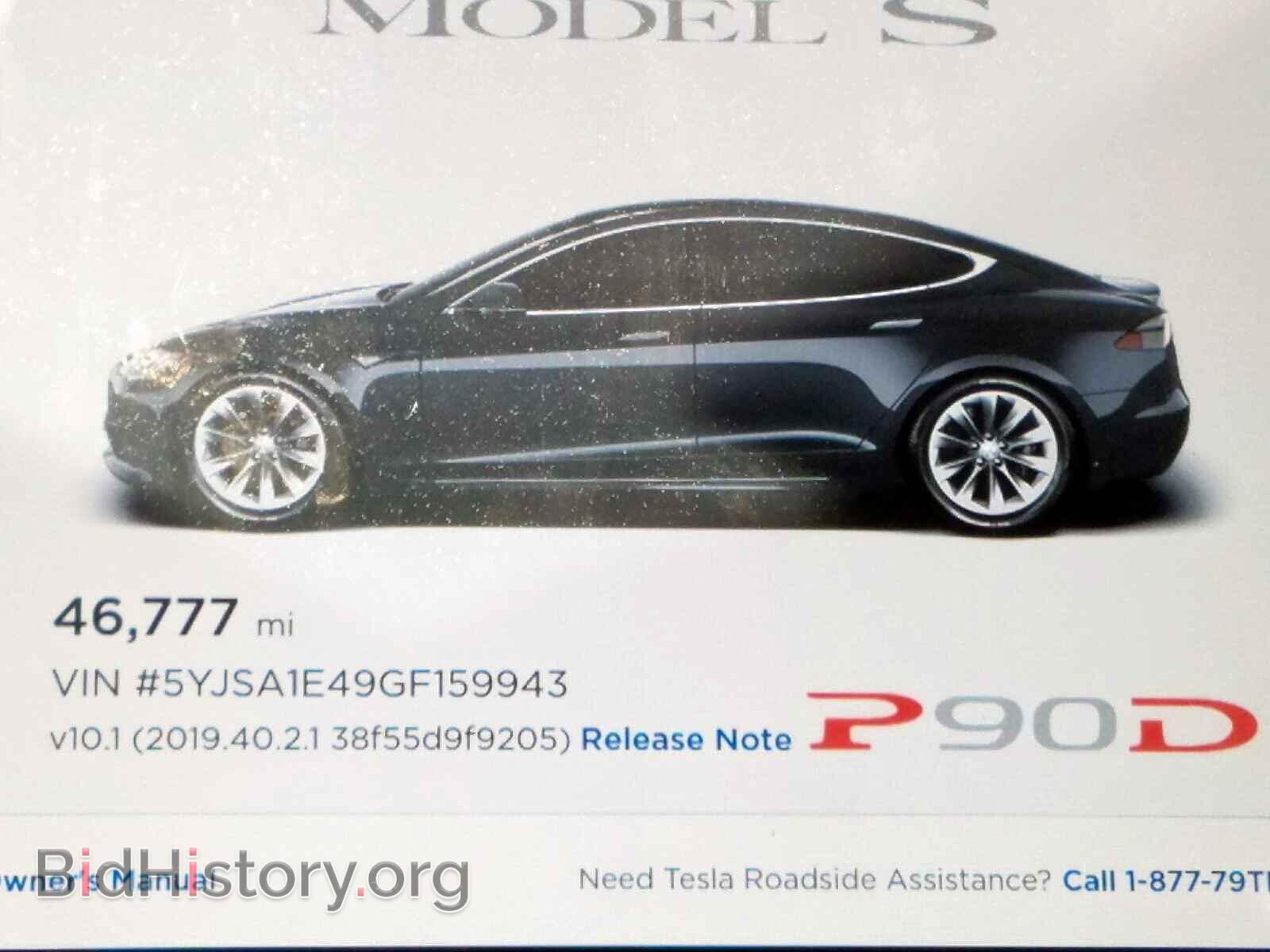 2016 TESLA MODEL S - VIN: 5YJSA1E49GF159943 - Фото 8
