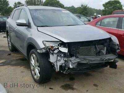 2013 Mazda CX-9 CX-9 Grand, серебристый — VIN JM3TB2DA5D0411025, Copart