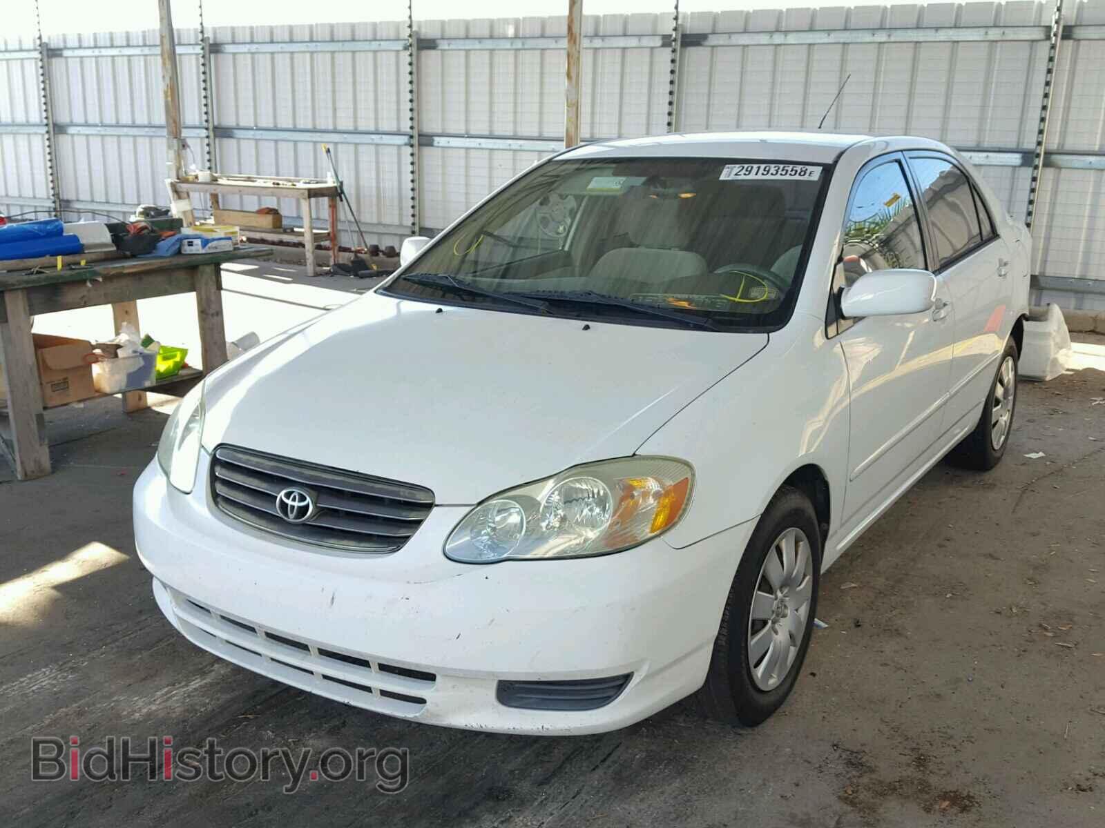 2003 TOYOTA COROLLA - VIN: 1NXBR32E33Z068536 - Фото 2