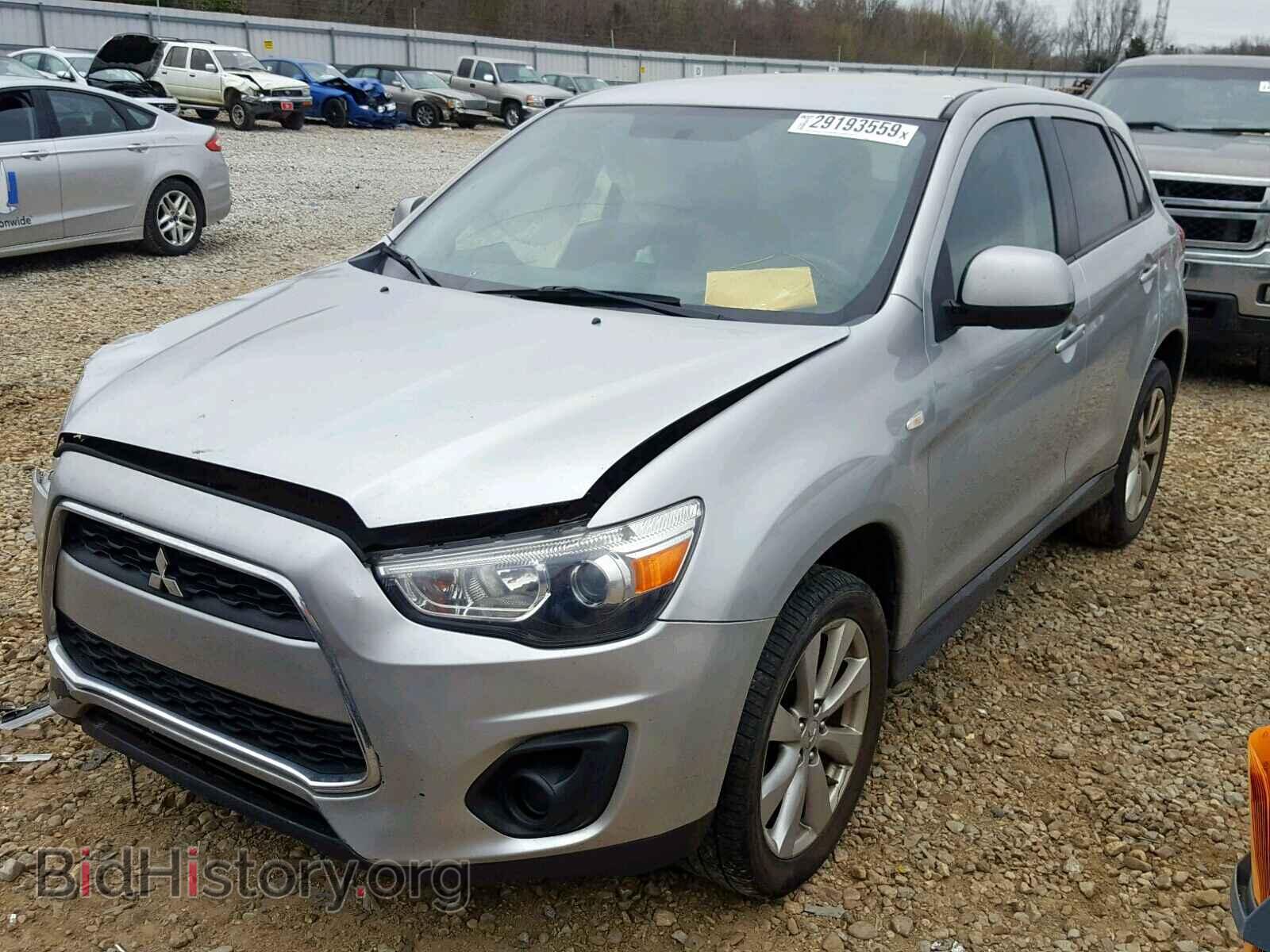 2014 MITSUBISHI OUTLANDER - VIN: 4A4AP3AU0EE027687 - Фото 2