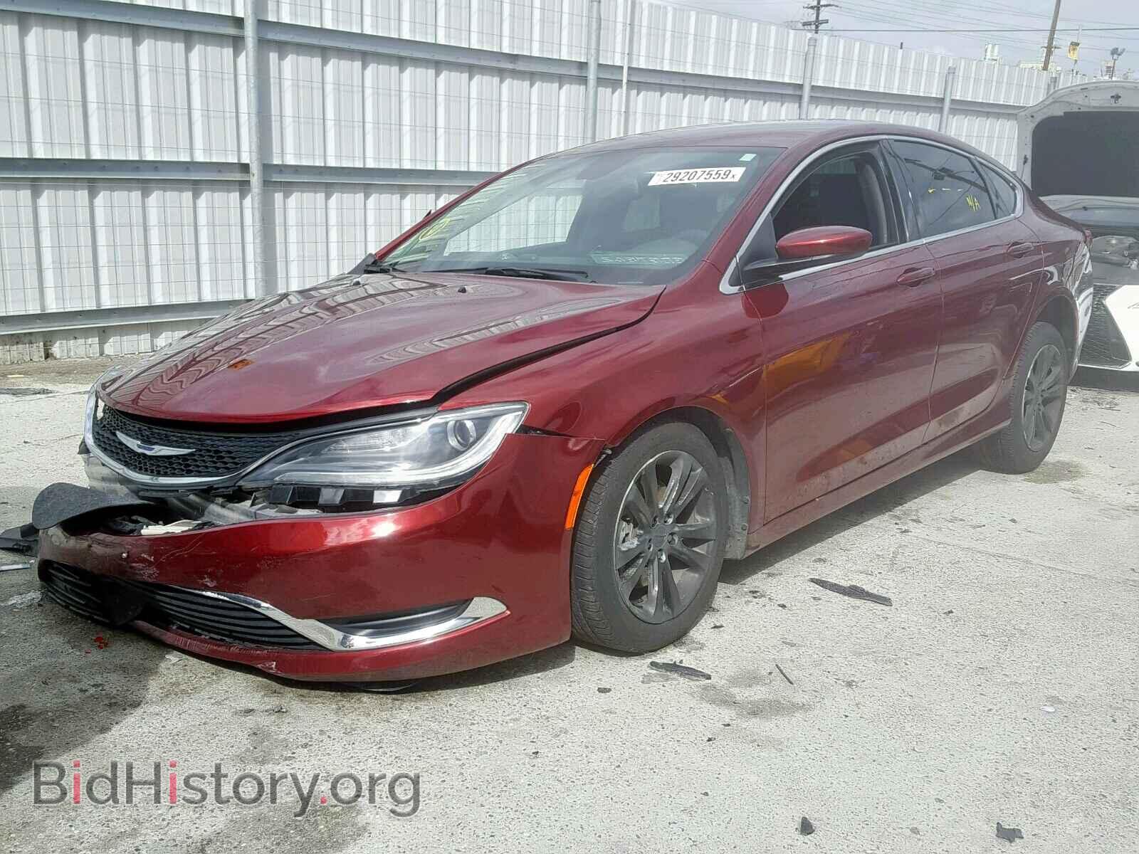 2016 CHRYSLER 200 - VIN: 1C3CCCAB7GN184070 - Фото 2