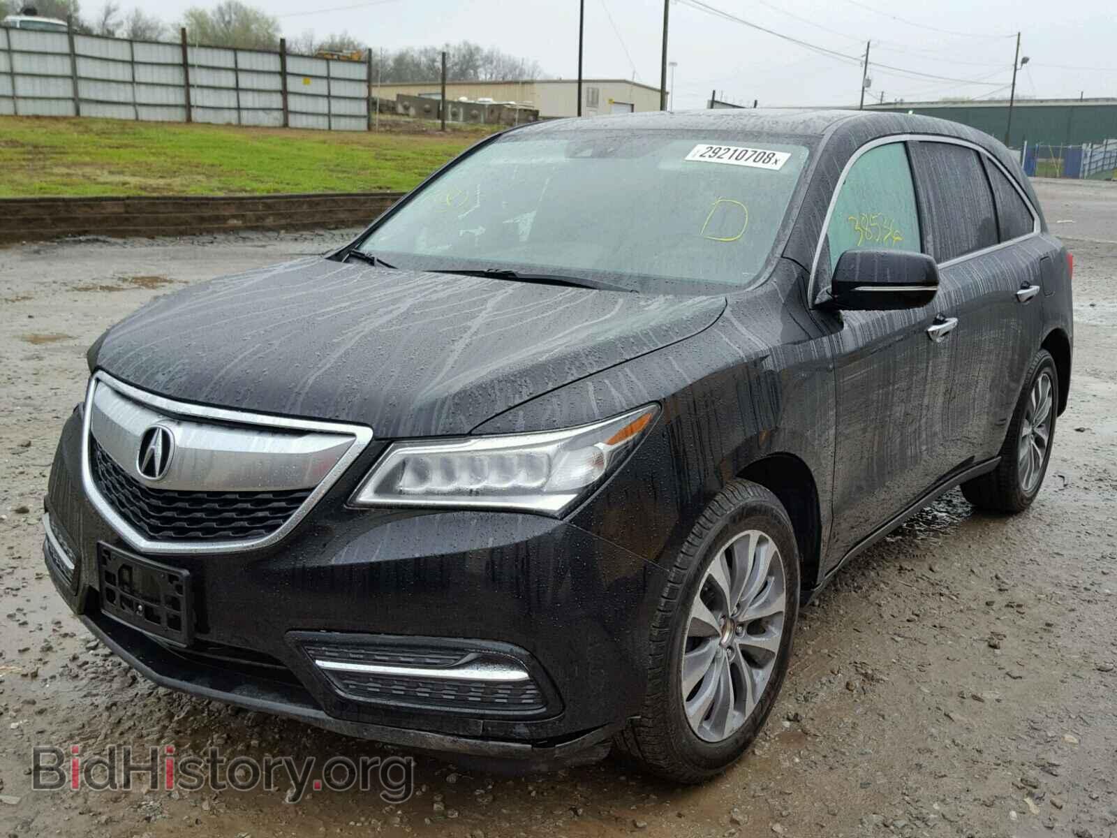 2014 ACURA MDX - VIN: 5FRYD4H41EB035563 - Фото 2