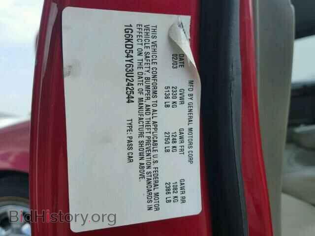 2003 CADILLAC DEVILLE - VIN: 1G6KD54Y63U242544 - Photo 10