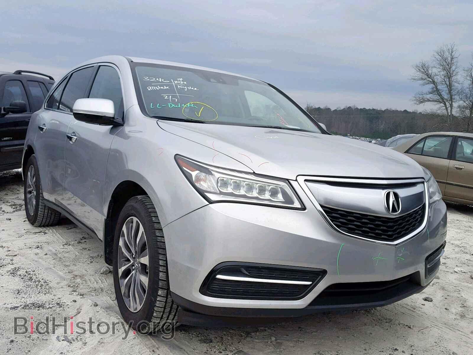 Фотография 5FRYD3H45EB018100 - ACURA MDX 2014