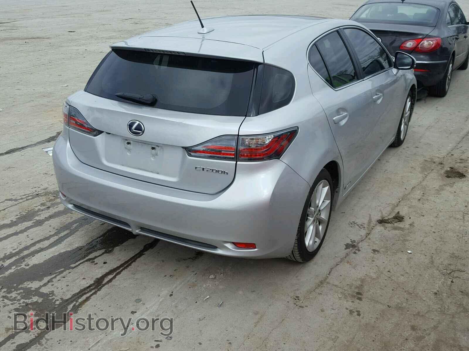 2012 LEXUS CT 200 - VIN: JTHKD5BH1C2078453 - Фото 4