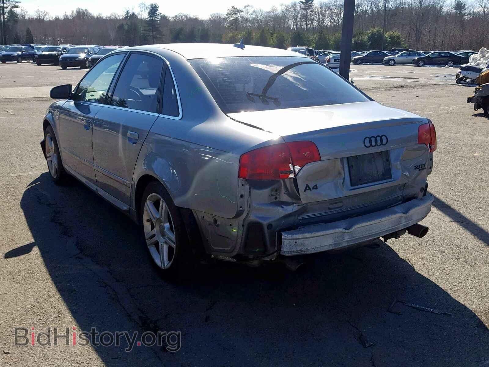 2008 AUDI A4 - VIN: WAUDF78EX8A119203 - Фото 3