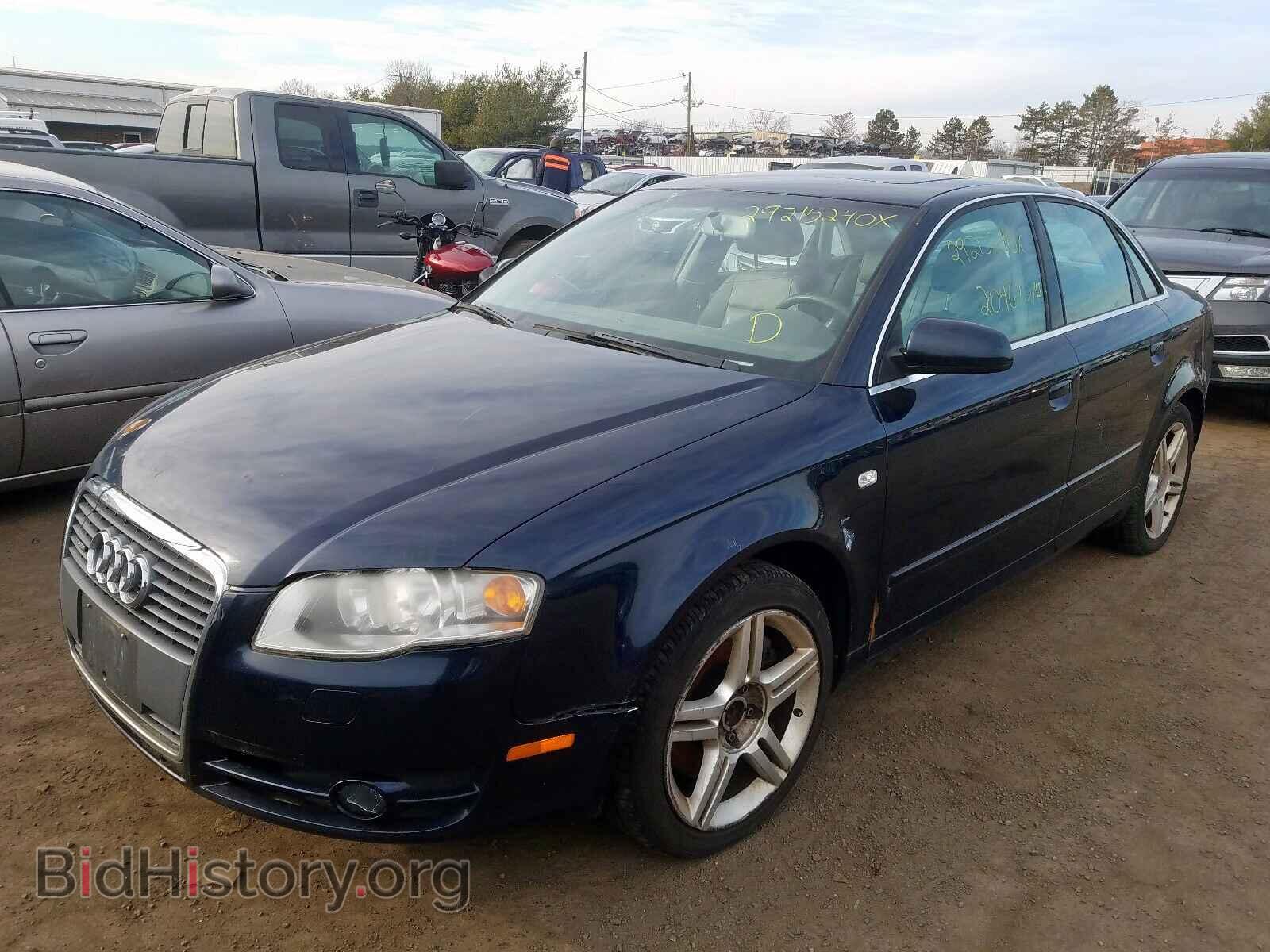 2007 AUDI A4 - VIN: WAUDF78E17A144330 - Фото 2