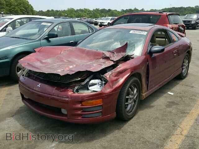 2002 MITSUBISHI ECLIPSE - VIN: 4A3AC54H22E014638 - Фото 2