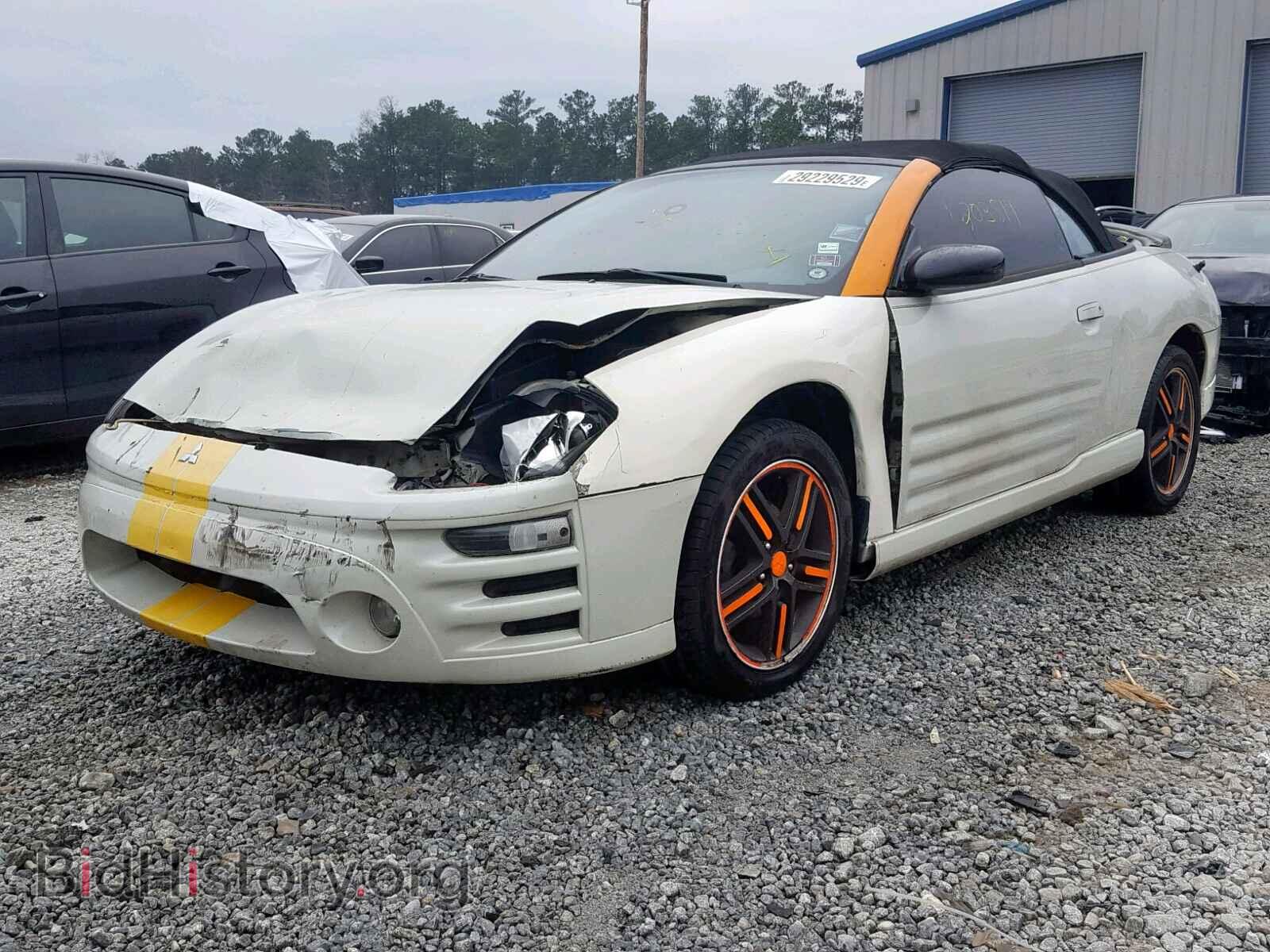 2003 MITSUBISHI ECLIPSE - VIN: 4A3AE55H73E101767 - Фото 2