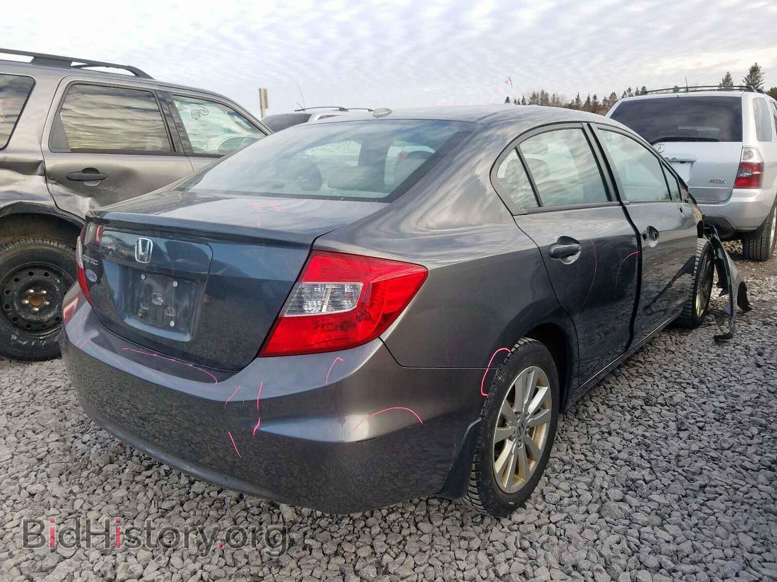 2012 HONDA CIVIC - VIN: 2HGFB2F90CH006663 - Фото 4