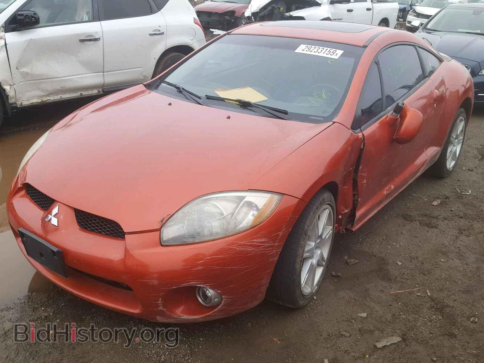 2006 MITSUBISHI ECLIPSE - VIN: 4A3AK34T86E003810 - Фото 2