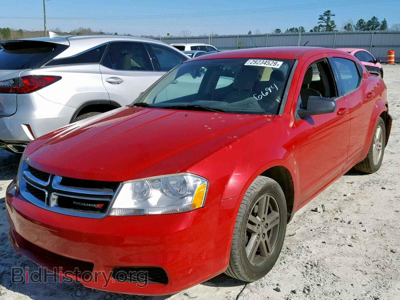 2012 DODGE AVENGER - VIN: 1C3CDZCB7CN196694 - Фото 2