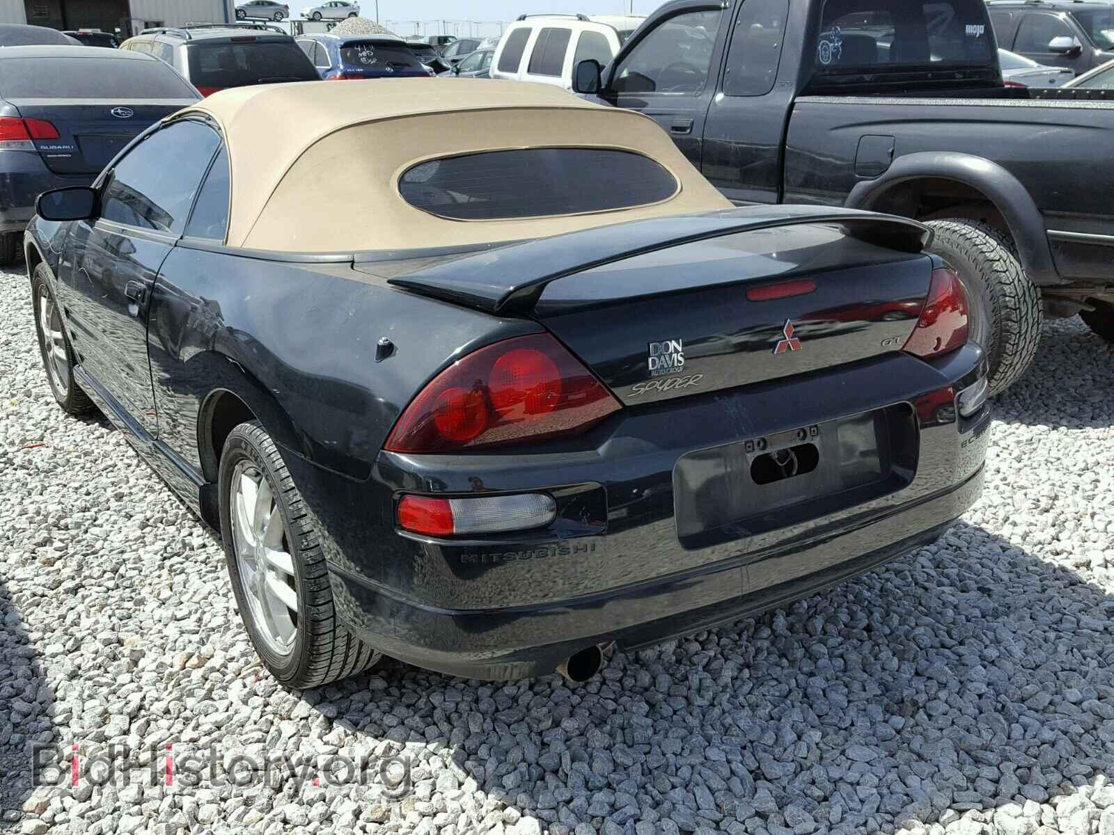 2001 MITSUBISHI ECLIPSE - VIN: 4A3AE55H11E005503 - Фото 3