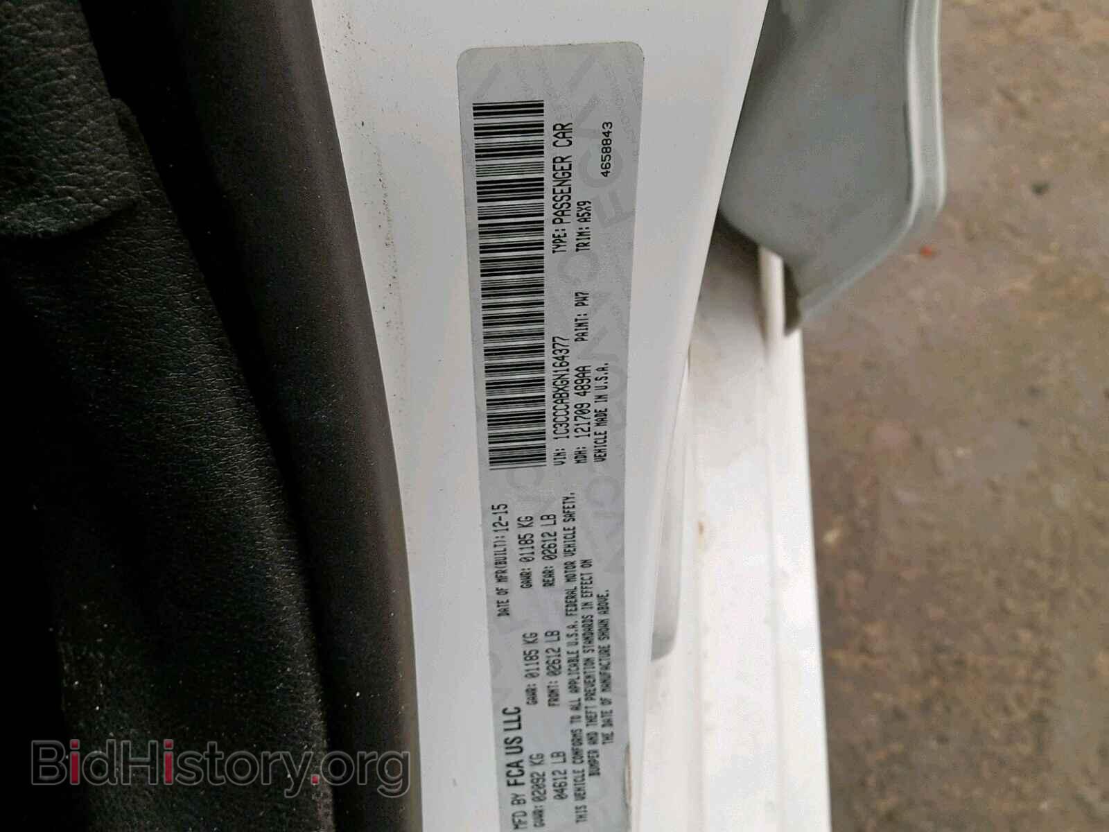 2016 CHRYSLER 200 - VIN: 1C3CCCABXGN164377 - Фото 10
