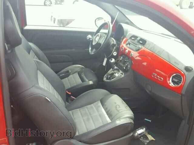 2012 FIAT 500 - VIN: 3C3CFFBR3CT366122 - Фото 5