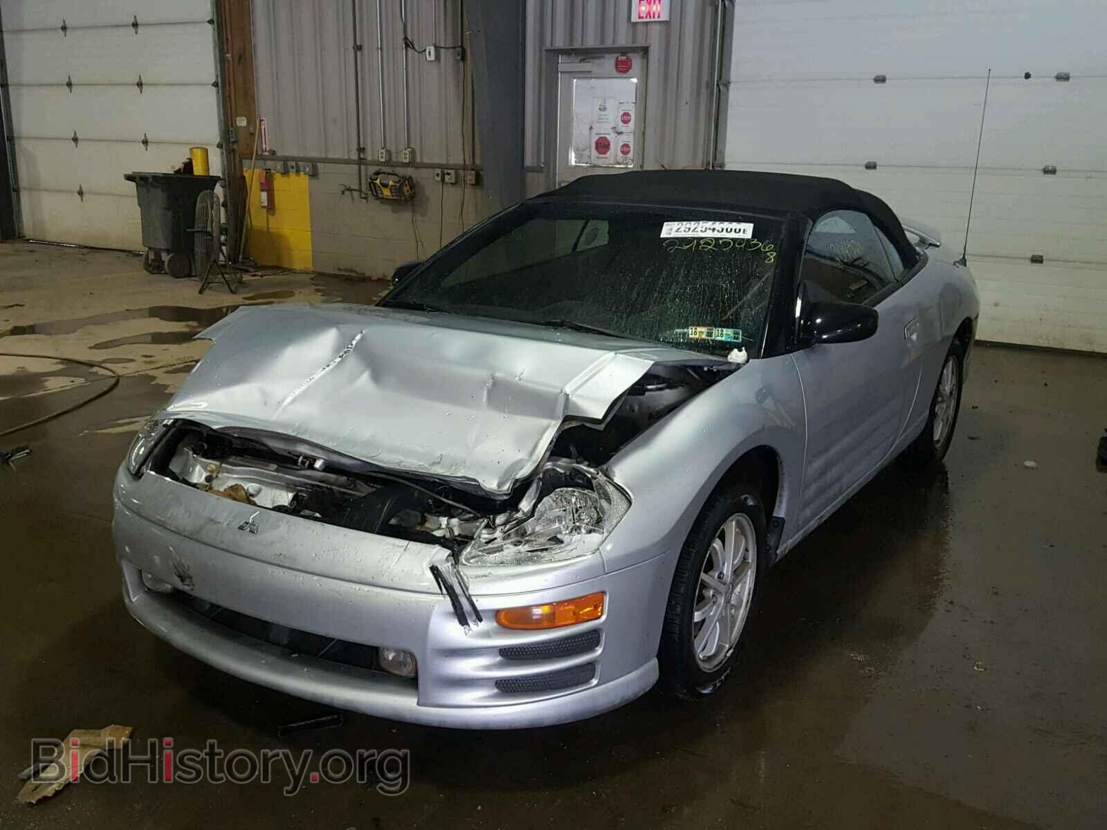 2002 MITSUBISHI ECLIPSE - VIN: 4A3AE45G12E027939 - Фото 2