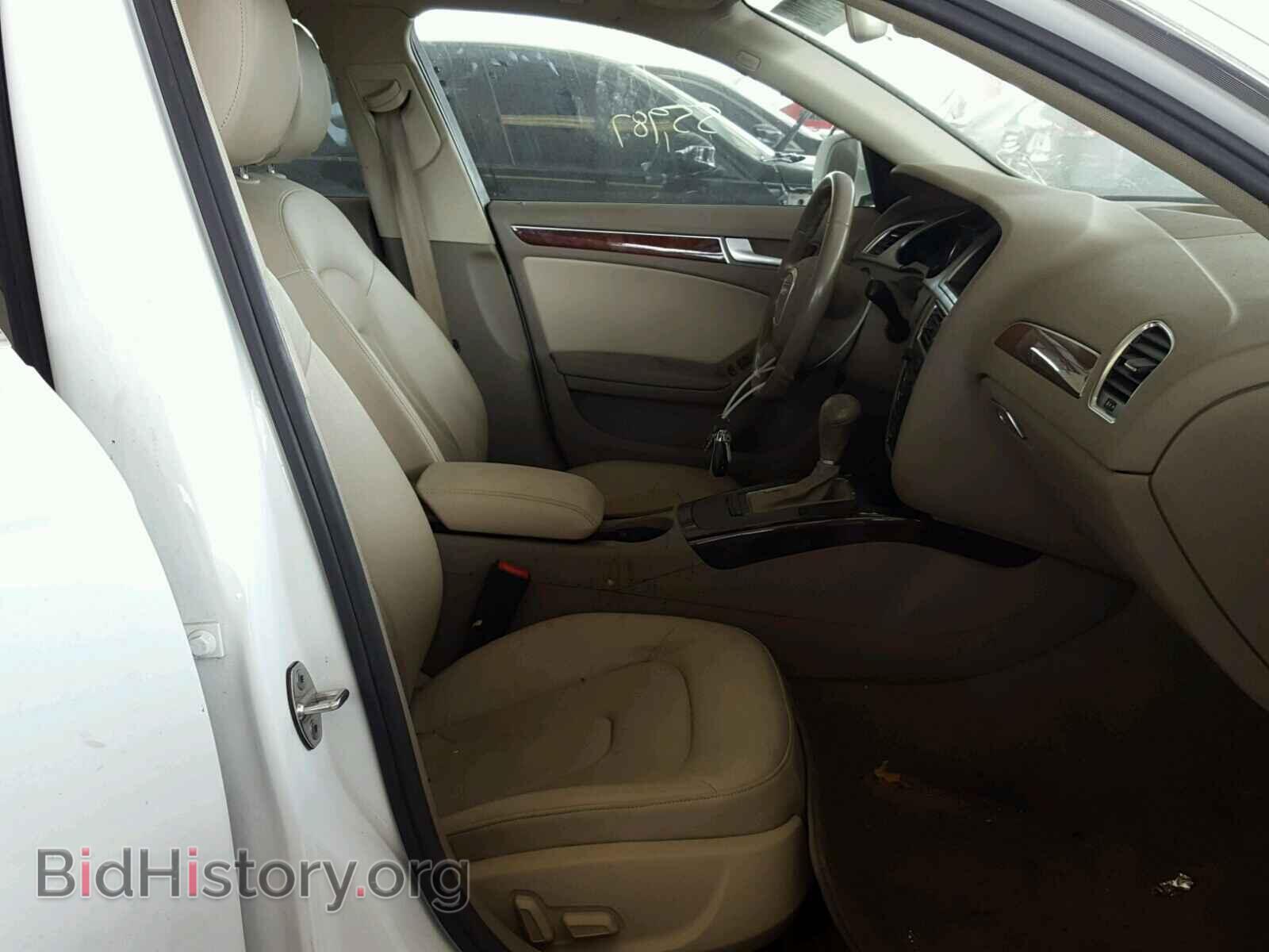2012 AUDI A4 - VIN: WAUAFAFL3CA115598 - Photo 5