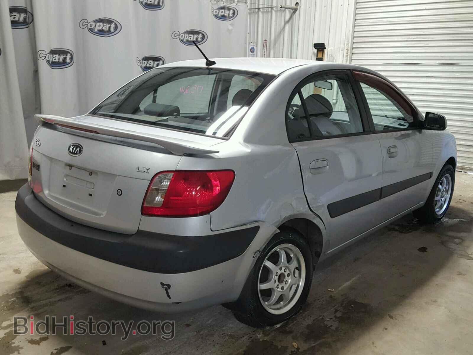 2007 KIA RIO BASE - VIN: KNADE123776226475 - Photo 4