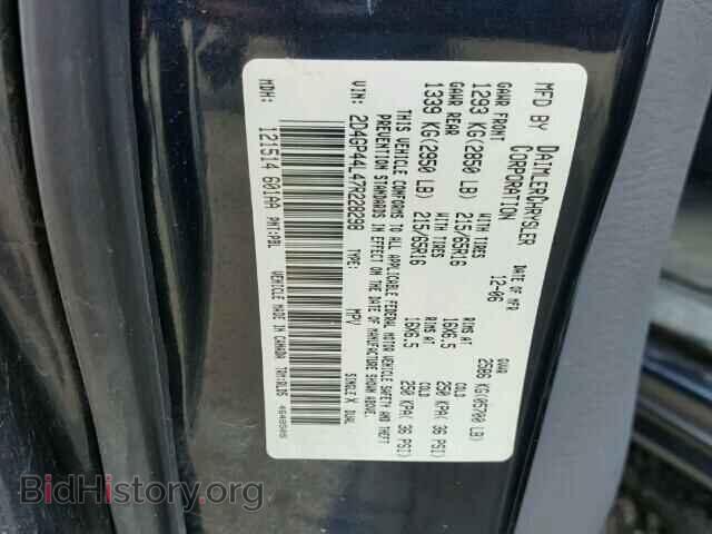 2007 DODGE CARAVAN - VIN: 2D4GP44L47R228298 - Фото 10