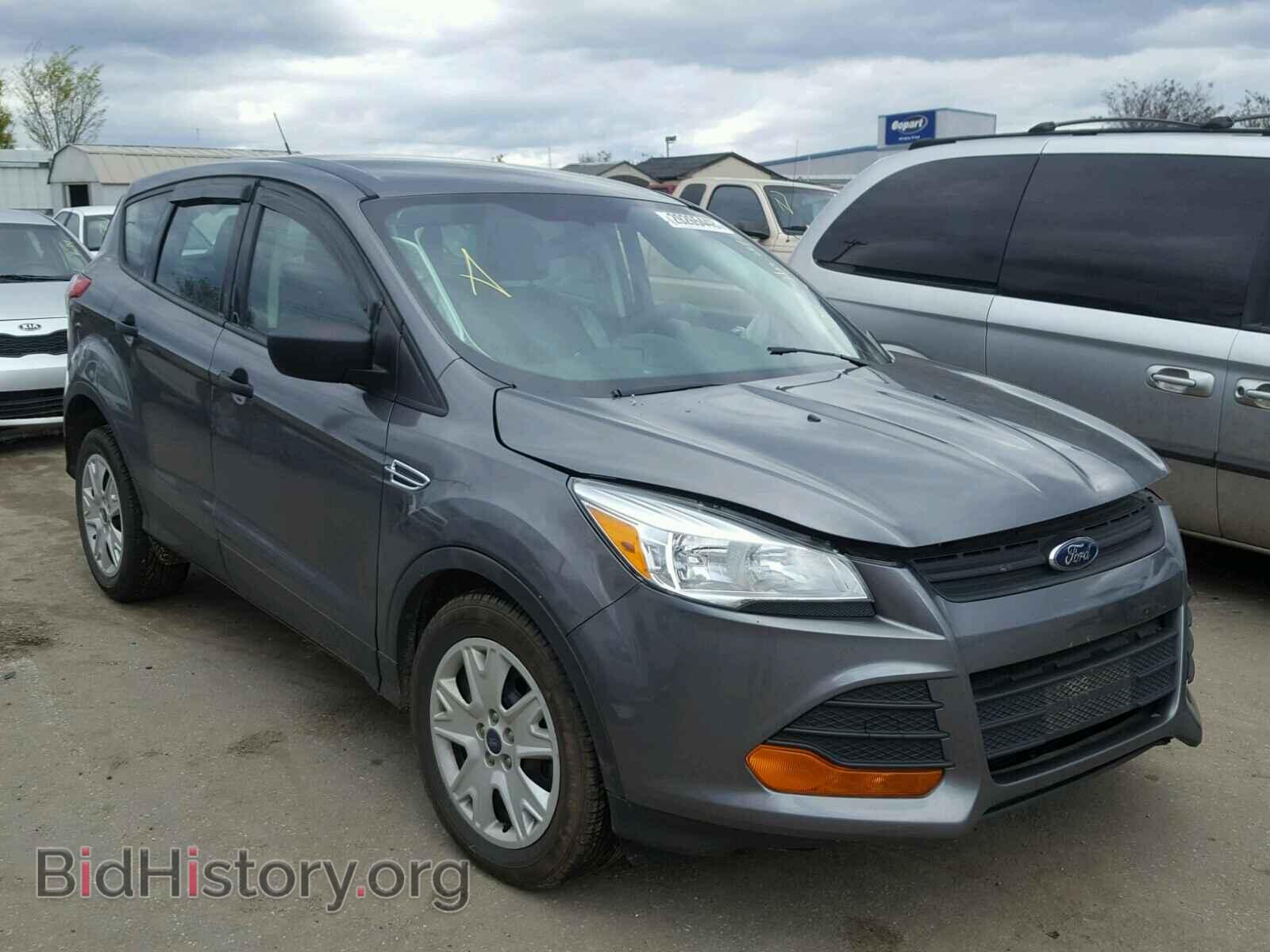 2014 Ford ESCAPE Escape S (VIN 1FMCU0F76EUC64597) — фото 1 из 6, Copart, повреждение: бок