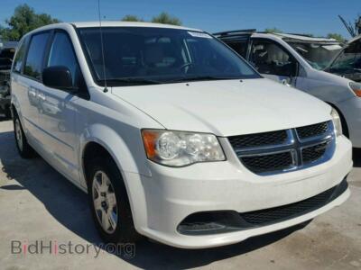 2011 Dodge CARAVAN Grand Cara, белый — VIN 2D4RN4DG6BR752742, Copart