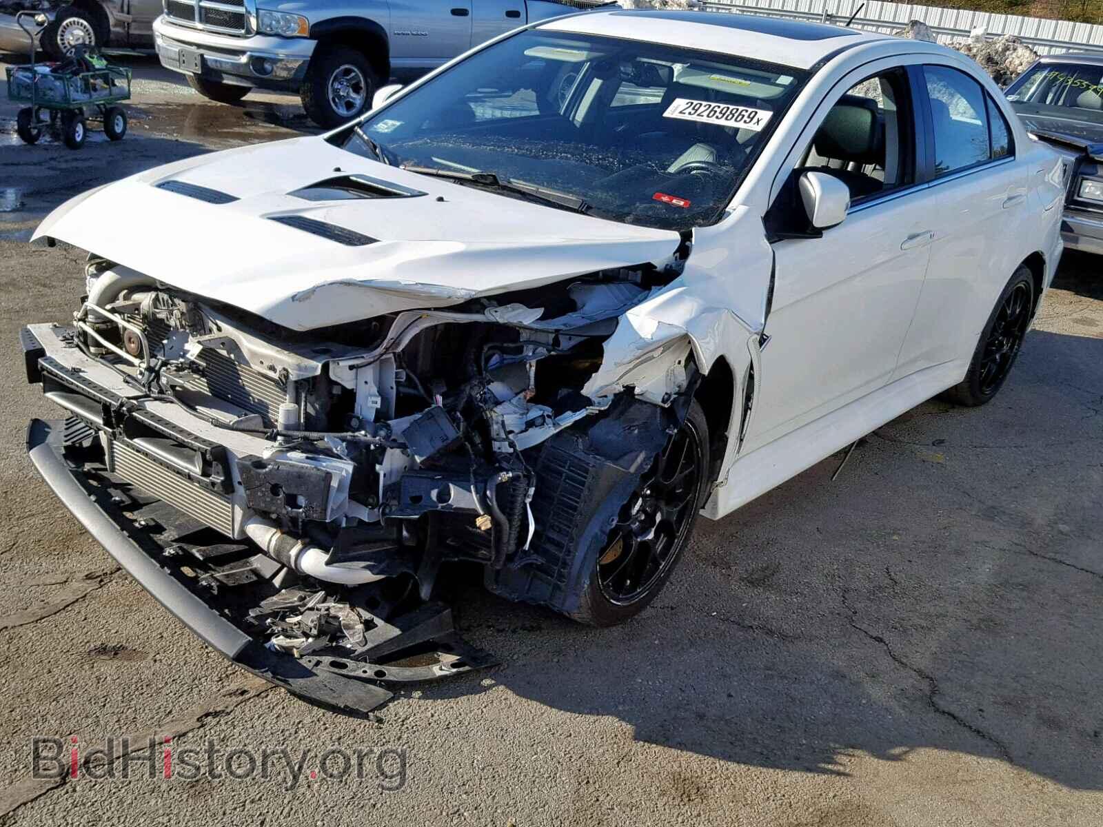 2015 MITSUBISHI EVO - VIN: JA32W5FV0FU005173 - Фото 2