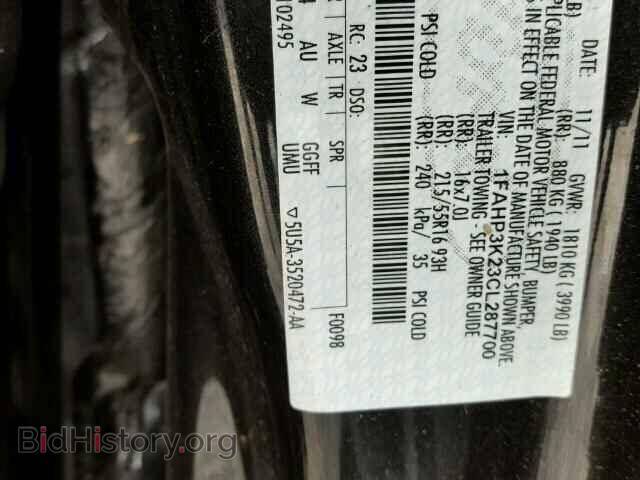 2012 FORD FOCUS - VIN: 1FAHP3K23CL287700 - Photo 10