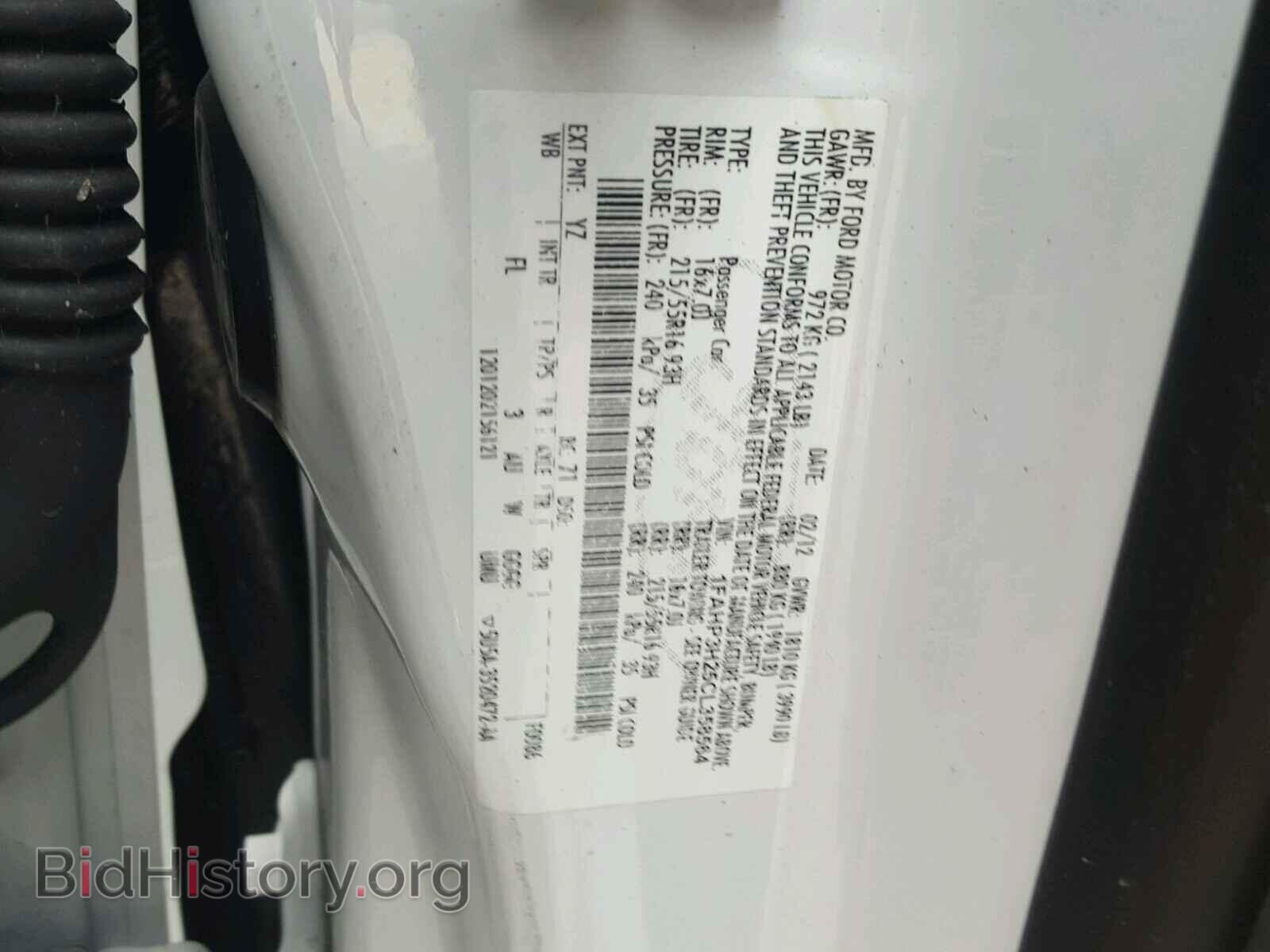 2012 FORD FOCUS - VIN: 1FAHP3H25CL358564 - Фото 10