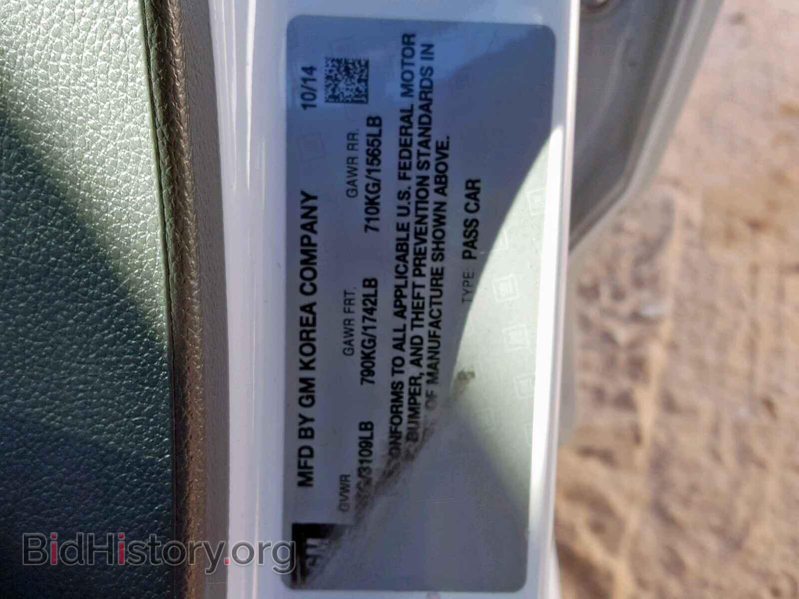 2015 CHEVROLET SPARK - VIN: KL8CD6S93FC725446 - Photo 10