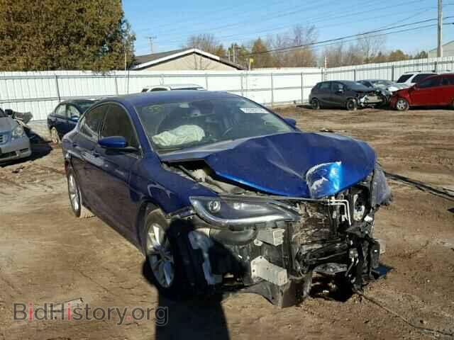 2015 Chrysler 200 200 C (VIN 1C3CCCCG5FN610944) — фото 1 из 10, Copart, повреждение: передняя часть
