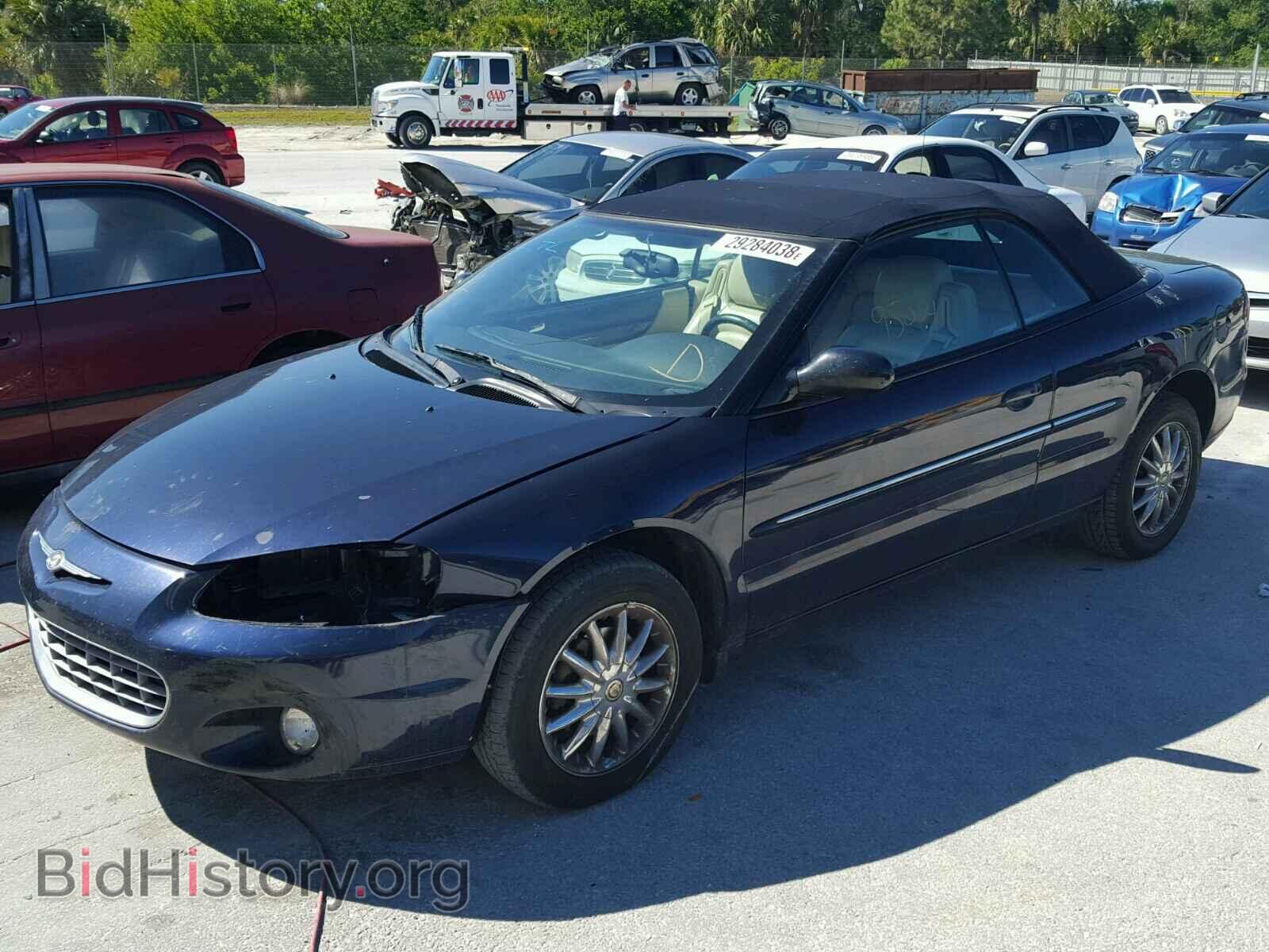2002 CHRYSLER SEBRING - VIN: 1C3EL65RX2N154068 - Фото 2