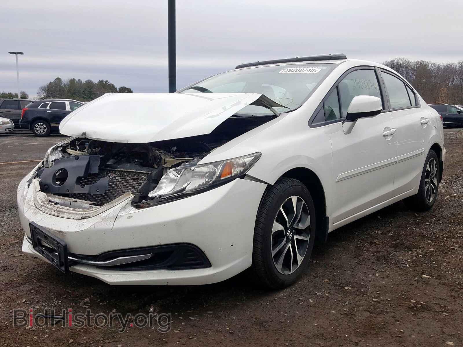 2013 HONDA CIVIC - VIN: 2HGFB2F87DH512600 - Фото 2