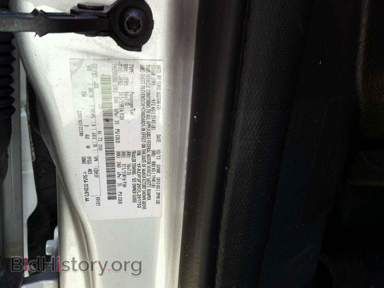 2013 FORD FOCUS - VIN: 1FADP3F26DL291752 - Photo 10