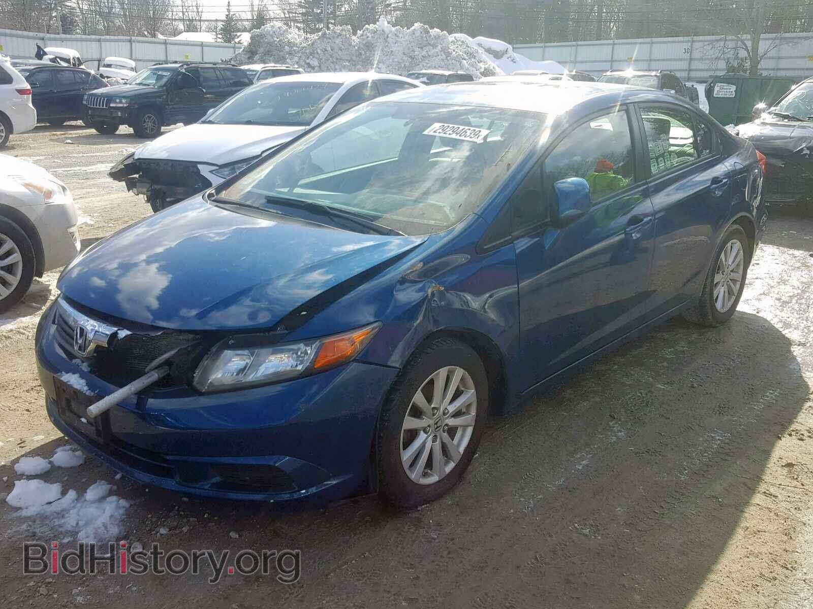 2012 HONDA CIVIC - VIN: 2HGFB2F8XCH532886 - Фото 2