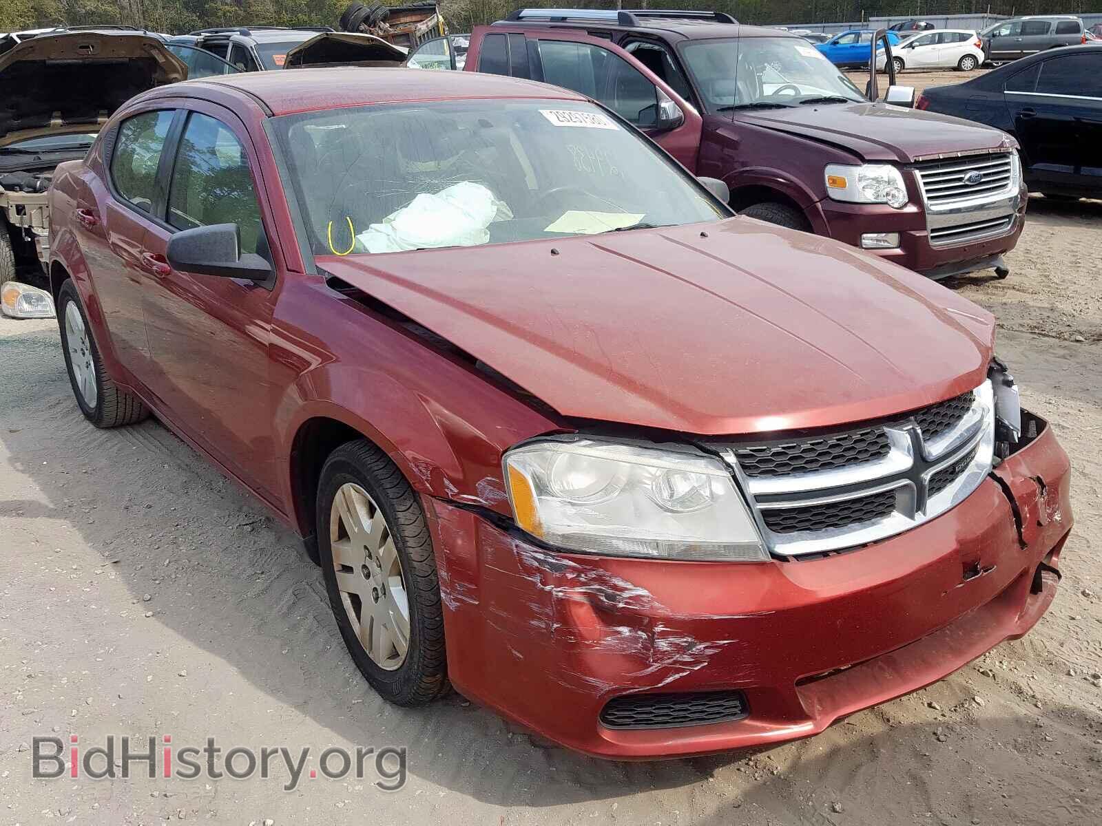 Photo 1C3CDZAB8EN169171 - DODGE AVENGER 2014