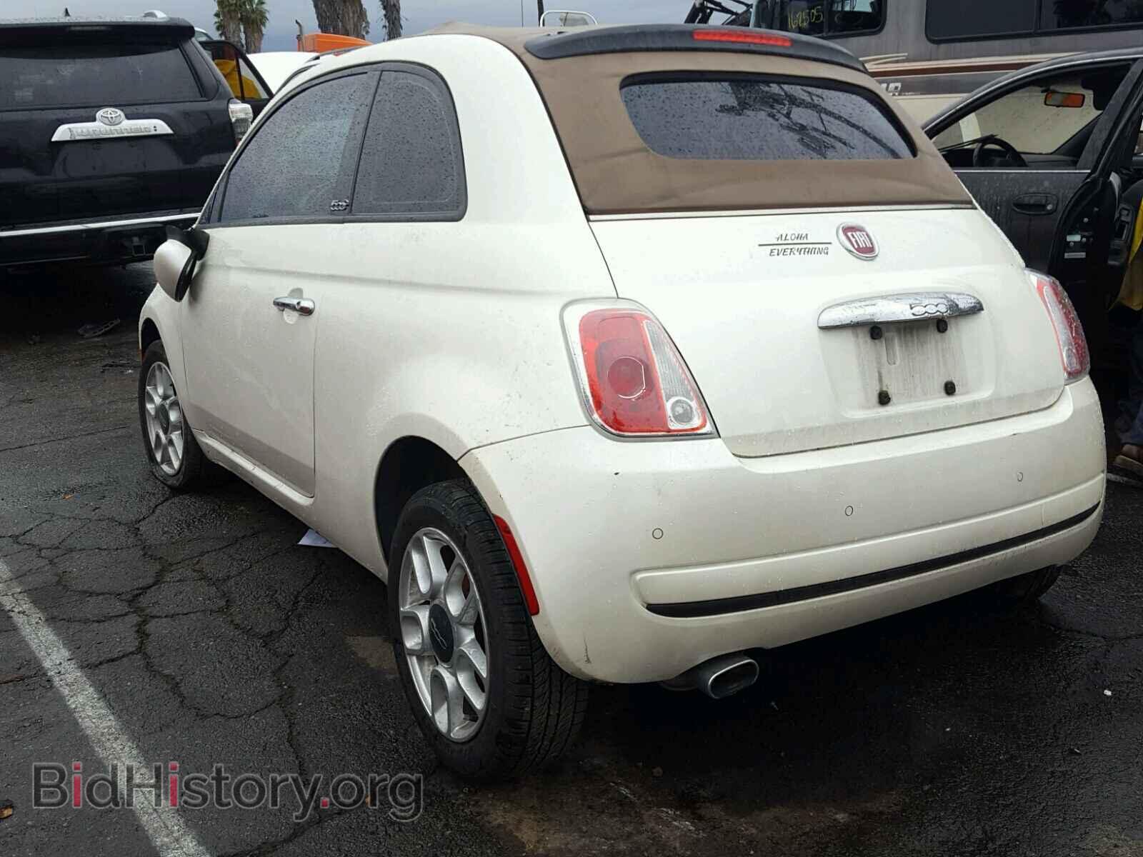 2012 FIAT 500 - VIN: 3C3CFFDR7CT130408 - Фото 3