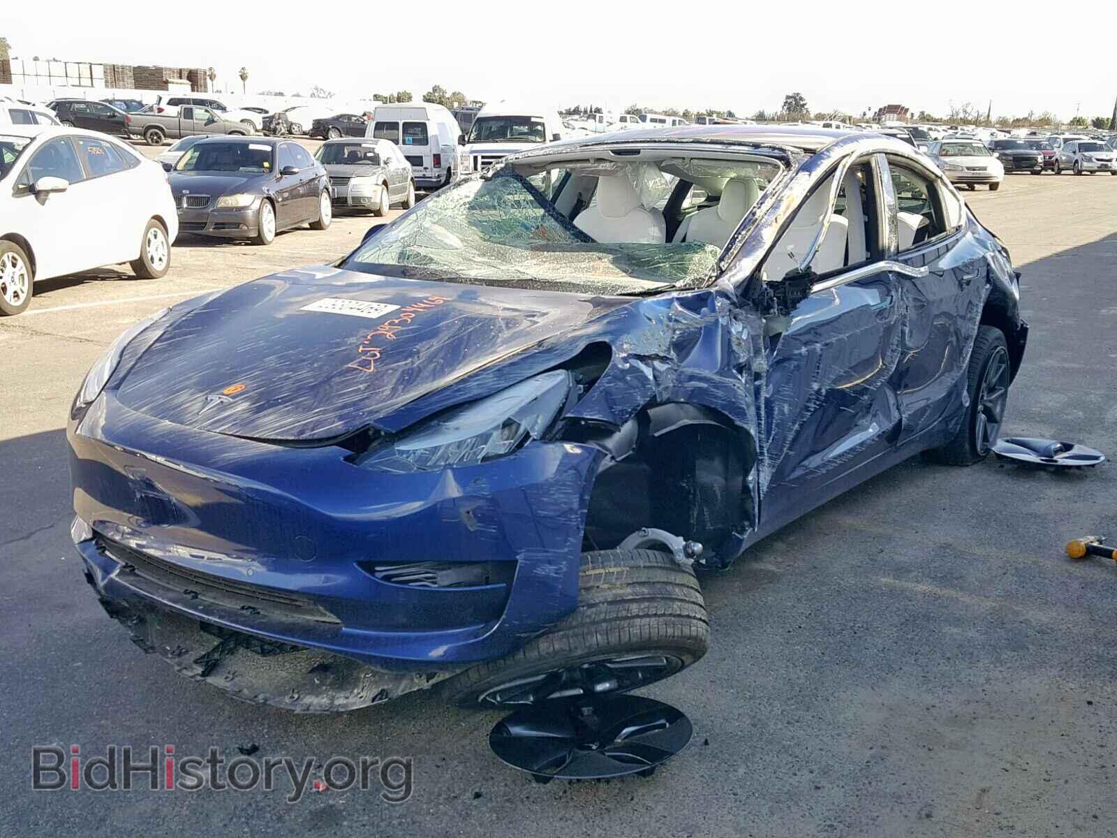 2018 TESLA MODEL 3 - VIN: 5YJ3E1EB3JF122191 - Фото 2