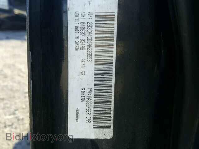 2010 DODGE CHARGER - VIN: 2B3CA4CD5AH223553 - Photo 10