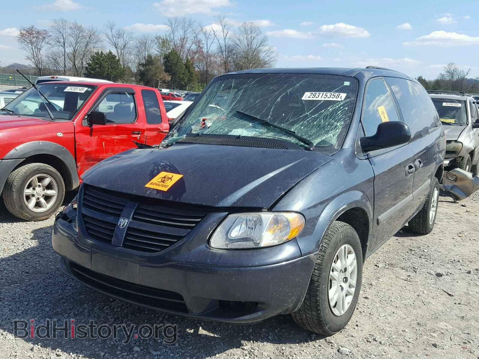 2007 DODGE CARAVAN - VIN: 1D4GP24RX7B254959 - Фото 2